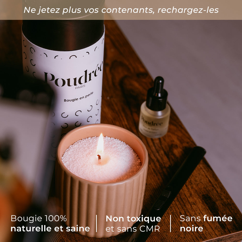 Bougie en perles de cire - 500gr