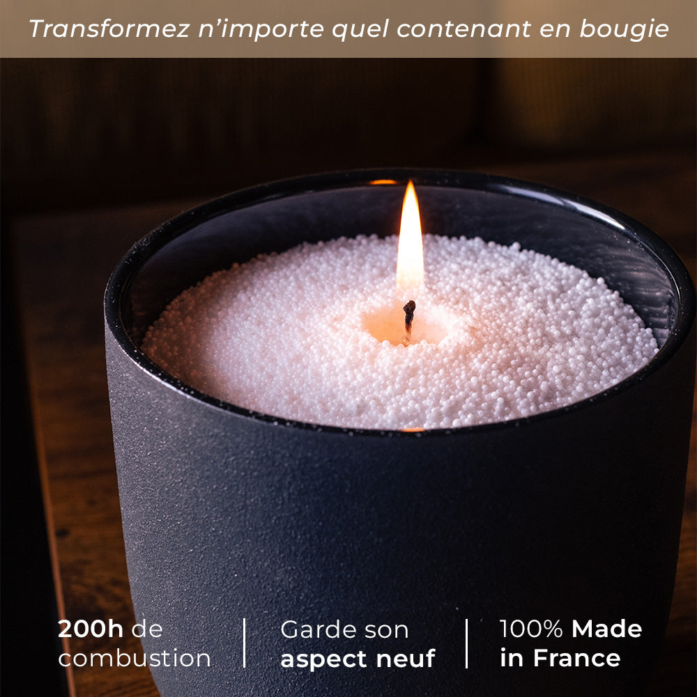 Bougie en perles de cire - 500gr