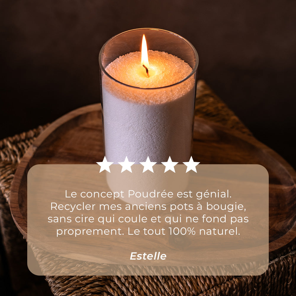 Bougie en perles de cire - 500gr