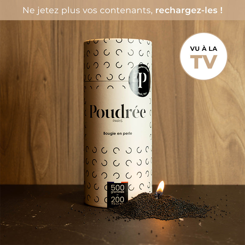 Poudrée non parfumée - Noir