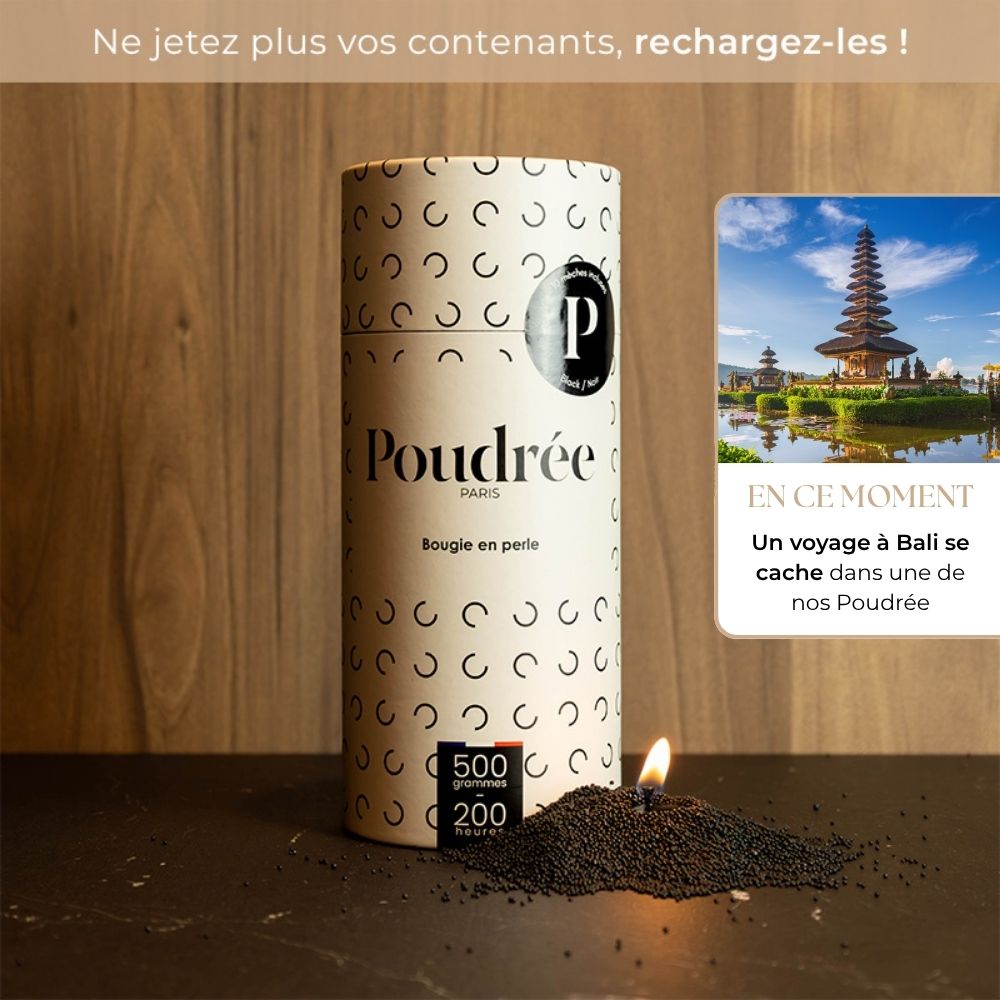 Poudrée à parfumer - Noir