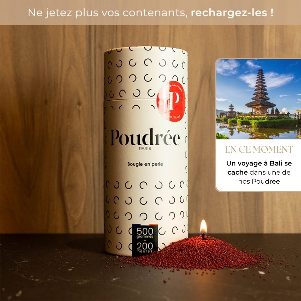 Poudrée à parfumer - Rouge
