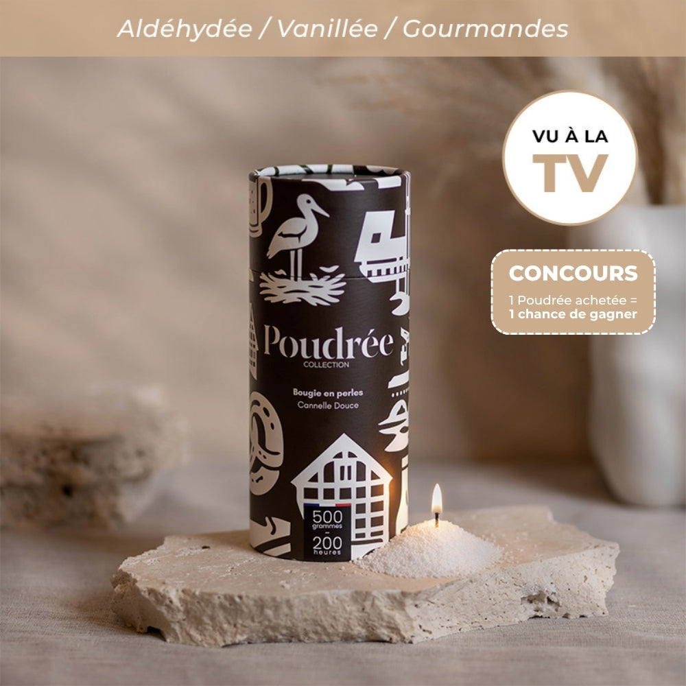 Cannelle Douce - Bougie en perles de cire parfumées 500g