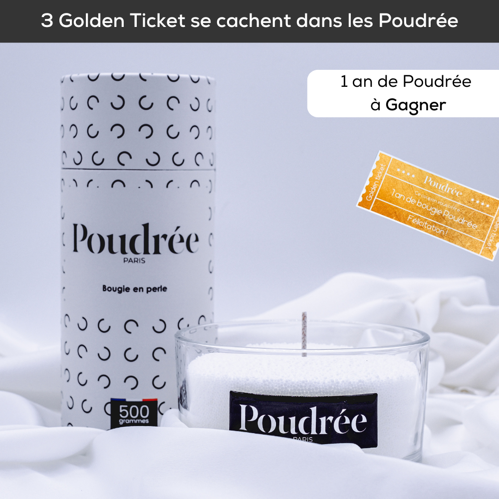 Bougie en perle de cire - 500gr