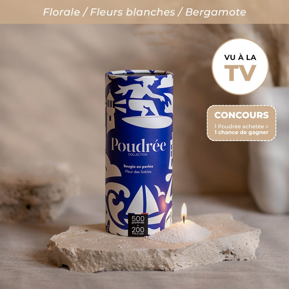 Fleur des Sables - Bougie en perles de cire parfumées 500g
