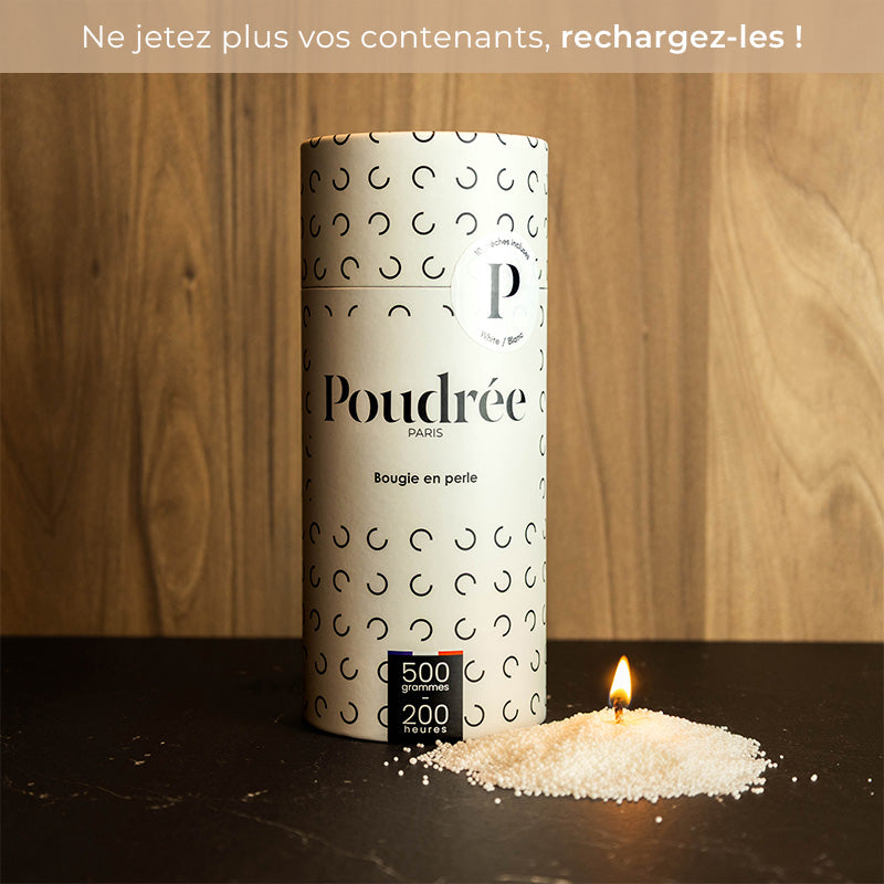 Poudrée à parfumer - Blanc
