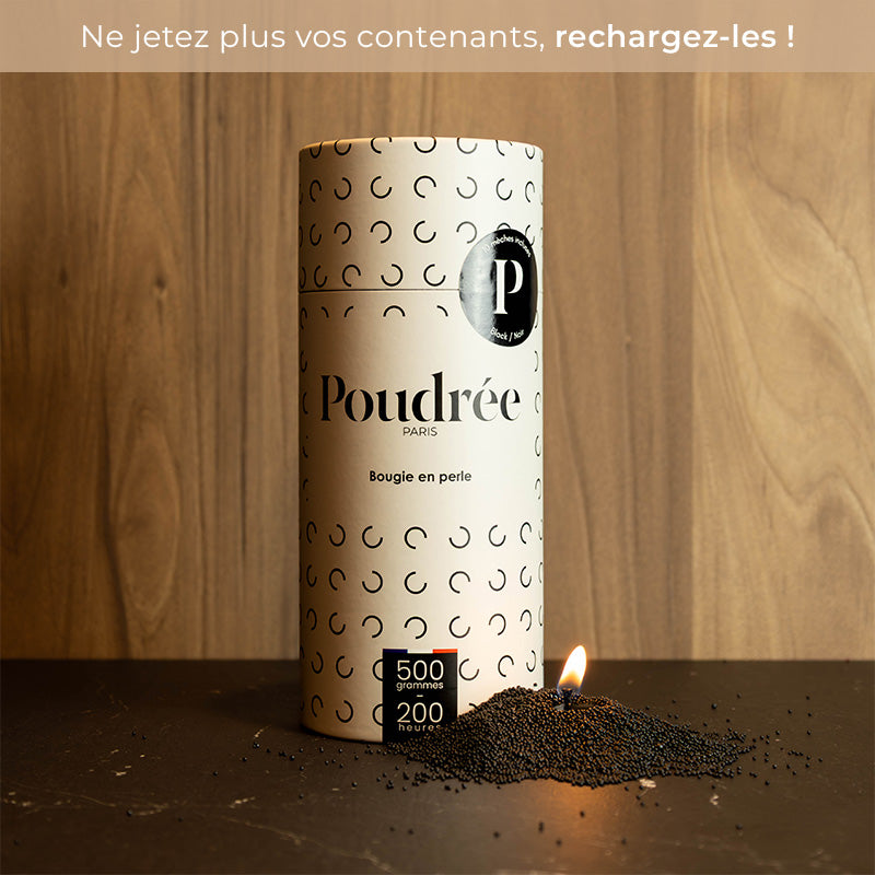 Poudrée à parfumer - Noir
