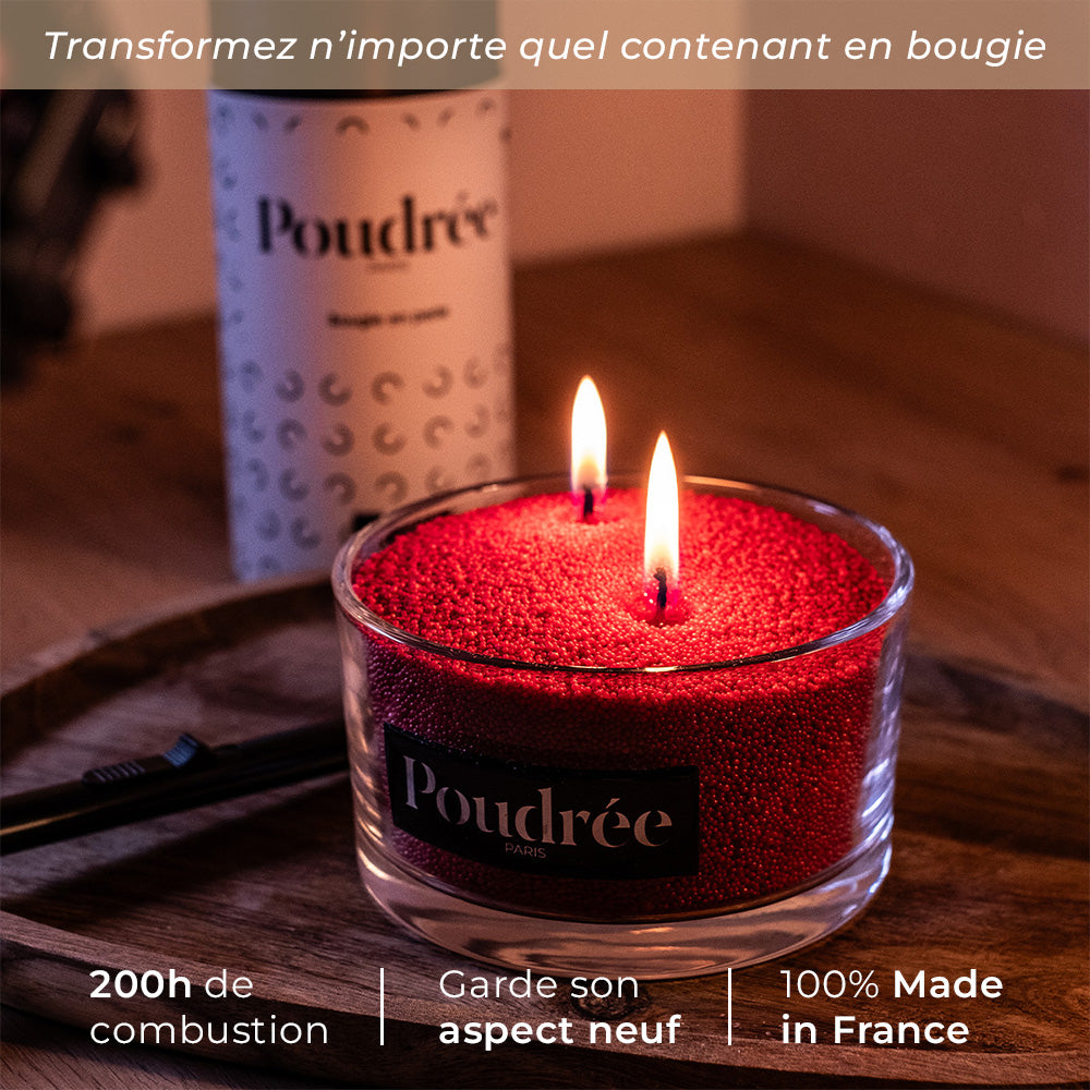 Bougie en perles de cire - 500gr