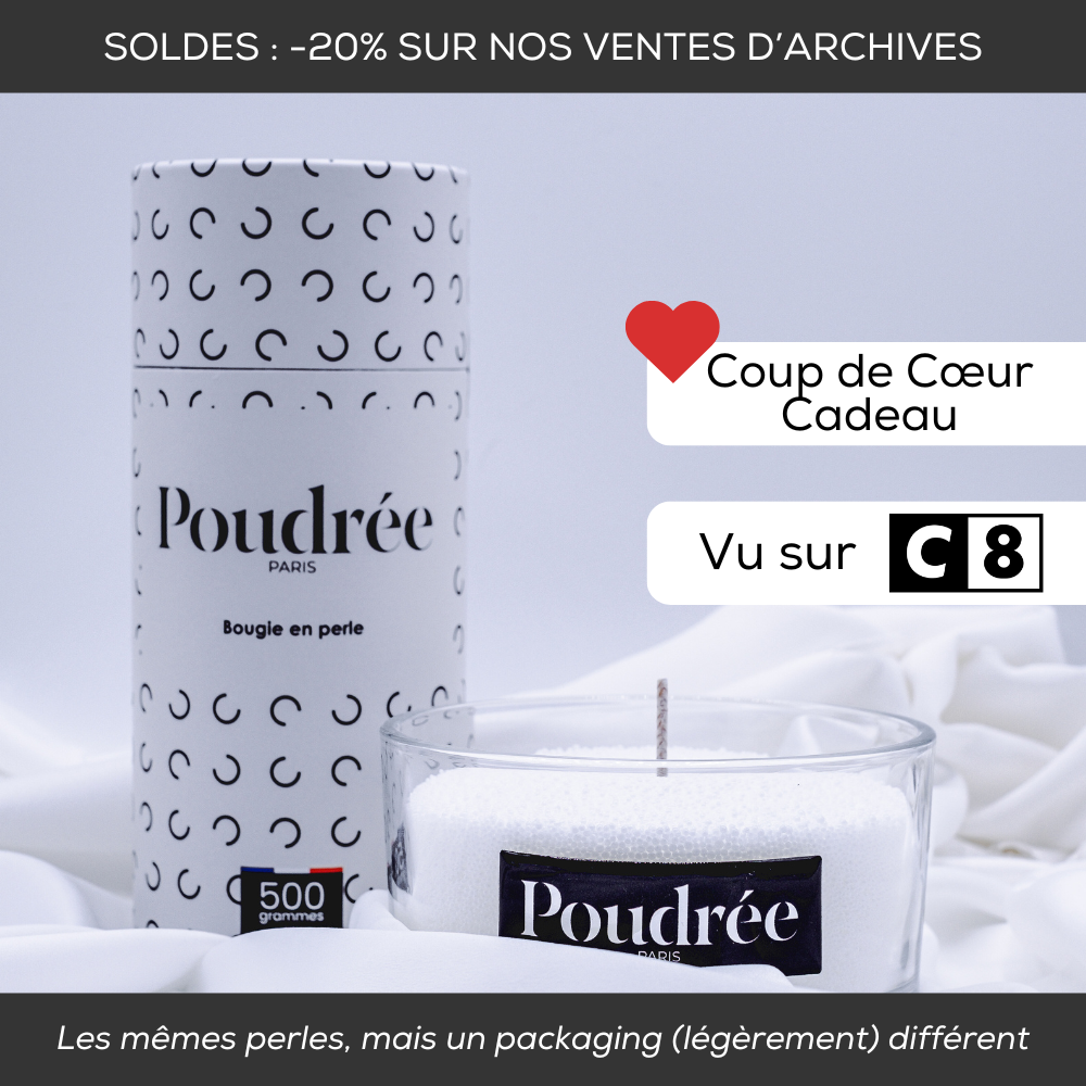 Bougie en perle de cire - 500gr