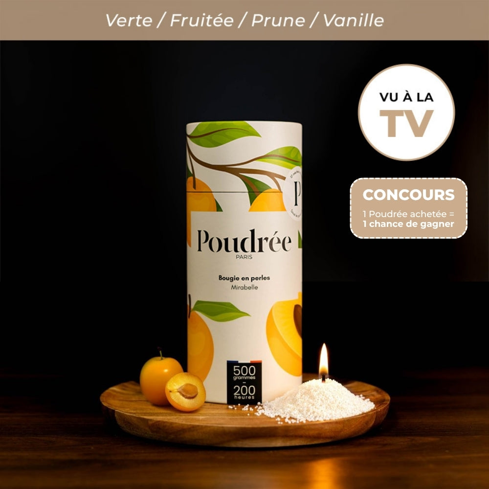 Mirabelle - Bougie en perles de cire parfumées 500g